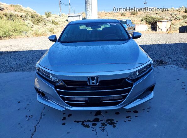 1HGCV1F17MA106158 2021 HONDA ACCORD Серебряный Вид спереди