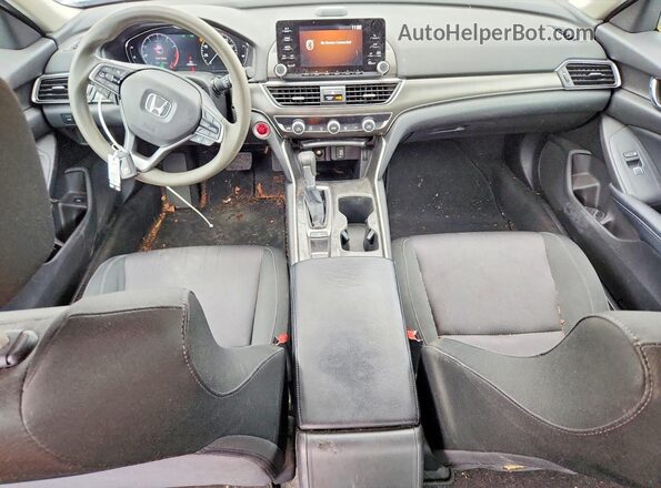 1HGCV1F18JA031210 2018 HONDA ACCORD Gray წინა პანელის ხედი