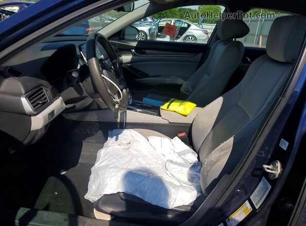 1HGCV1F18JA123045 2018 HONDA ACCORD Blue Vista interior delantera