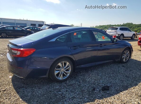 1HGCV1F18JA123045 2018 HONDA ACCORD Blue Trasero derecho