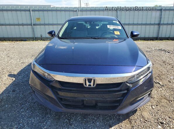 1HGCV1F18JA123045 2018 HONDA ACCORD Blue Vista frontal