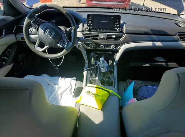 1HGCV1F18JA123045 2018 HONDA ACCORD Blue Vista del salpicadero