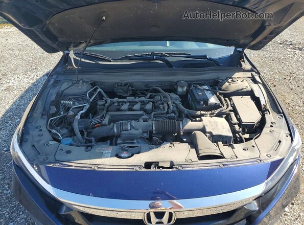 1HGCV1F18JA123045 2018 HONDA ACCORD Blue Vista interior trasera