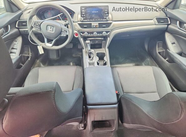 1HGCV1F18JA123336 2018 HONDA ACCORD Белый Вид панели приборов