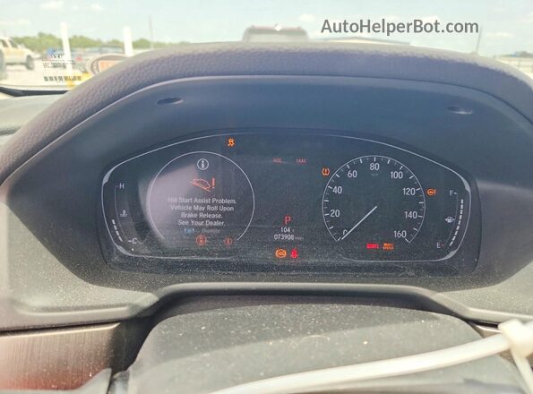 1HGCV1F18JA123336 2018 HONDA ACCORD Белый Вид щитка приборов