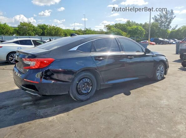 1HGCV1F18JA244433 2018 HONDA ACCORD Black Tył prawy