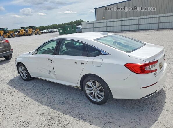 1HGCV1F18JA254590 2018 HONDA ACCORD White Задня ліва чверть