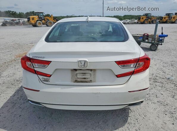 1HGCV1F18JA254590 2018 HONDA ACCORD White Вид ззаду