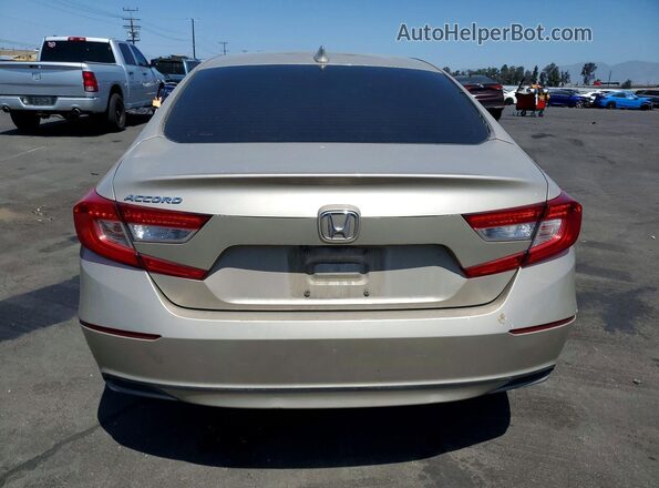 1HGCV1F18KA049143 2019 HONDA ACCORD Gold უკანა ხედი