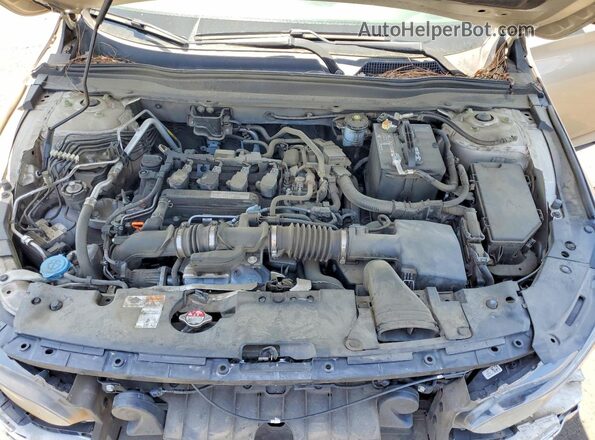 1HGCV1F18KA049143 2019 HONDA ACCORD Gold უკანა სალონის ხედი