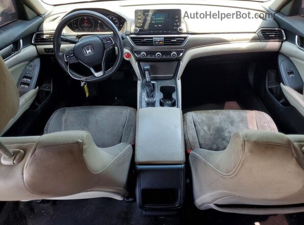 1HGCV1F18KA049143 2019 HONDA ACCORD Gold წინა პანელის ხედი