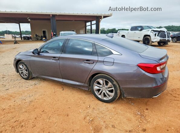 1HGCV1F18KA169864 2019 HONDA ACCORD Серый Задняя левая четверть