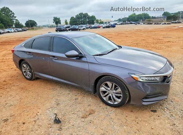 1HGCV1F18KA169864 2019 HONDA ACCORD Серый Передняя правая четверть