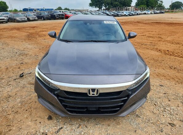 1HGCV1F18KA169864 2019 HONDA ACCORD Серый Вид спереди