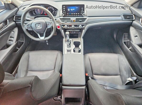 1HGCV1F18KA169864 2019 HONDA ACCORD Серый Вид панели приборов