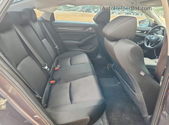 1HGCV1F18KA169864 2019 HONDA ACCORD Серый Вид задних сидений