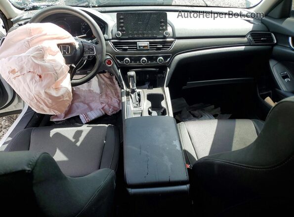1HGCV1F18KA173011 2019 HONDA ACCORD White Առջևի վահանակի տեսք