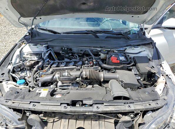 1HGCV1F18KA173011 2019 HONDA ACCORD White Սալոնի հետևի տեսք