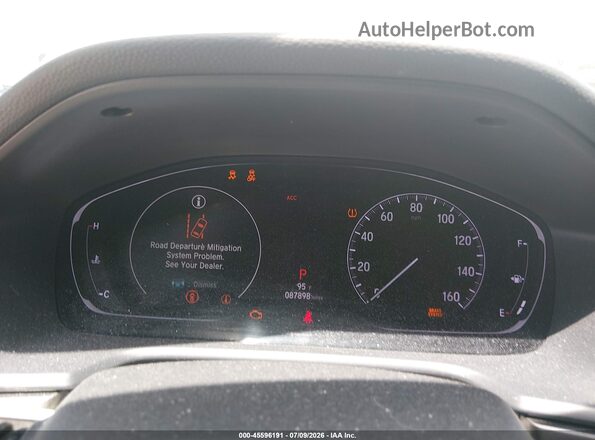 1HGCV1F18KA176927 2019 HONDA ACCORD White უკანა სავარძლების ხედი