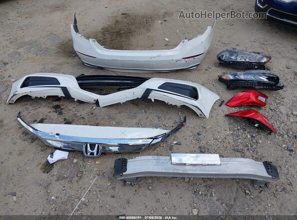 1HGCV1F18KA176927 2019 HONDA ACCORD White ხელსაწყოთა პანელის ხედი
