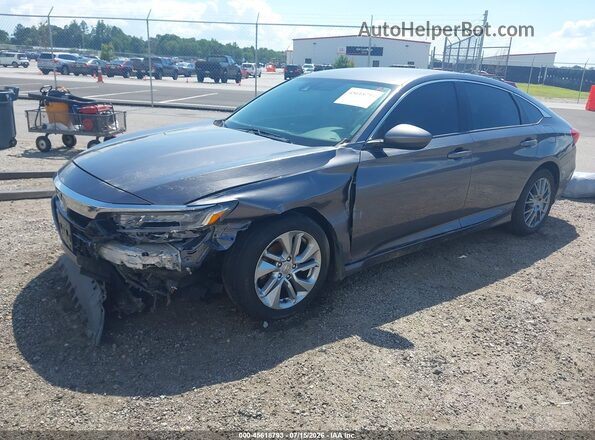 1HGCV1F18LA049869 2020 HONDA ACCORD Gray Przód lewy