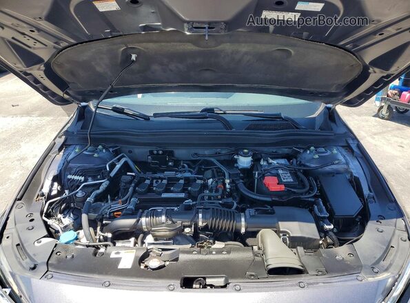 1HGCV1F18LA085402 2020 HONDA ACCORD Gray Rear interior view