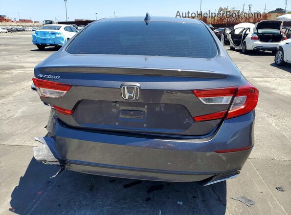1HGCV1F18LA085402 2020 HONDA ACCORD Gray Rear view