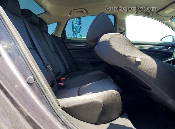 1HGCV1F18LA085402 2020 HONDA ACCORD Gray Rear seats view