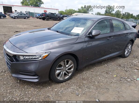 1HGCV1F18LA099543 2020 HONDA ACCORD Gray წინა მარცხენა ხედი სამი მეოთხედიდან