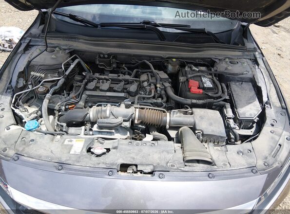 1HGCV1F18LA099543 2020 HONDA ACCORD Gray უკანა ხედი