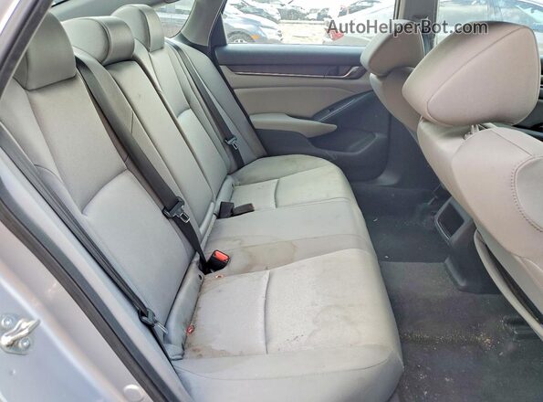 1HGCV1F18LA124926 2020 HONDA ACCORD Silver Rear seats view
