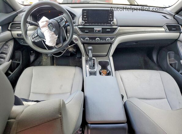 1HGCV1F18LA124926 2020 HONDA ACCORD Silver Dashboard view