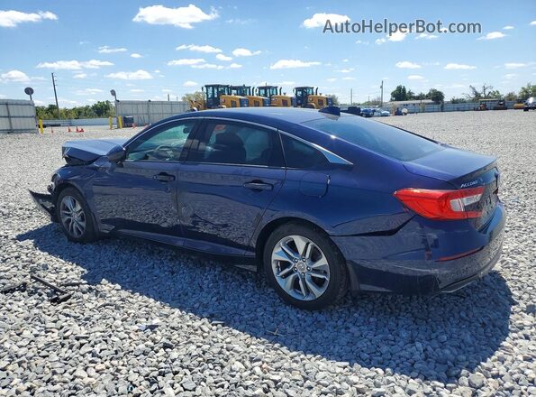1HGCV1F19JA028963 2018 HONDA ACCORD Blue Rear left