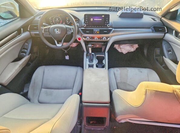1HGCV1F19JA028963 2018 HONDA ACCORD Blue Dashboard view