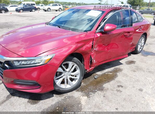 1HGCV1F19JA038165 2018 HONDA ACCORD Red Vista frontal