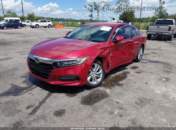1HGCV1F19JA038165 2018 HONDA ACCORD Red Vista tres cuartos delantera izquierda