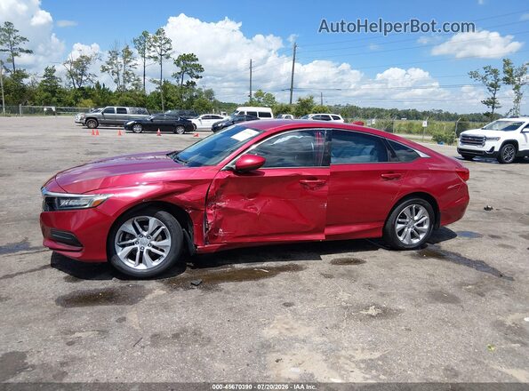 1HGCV1F19JA038165 2018 HONDA ACCORD Red Vista interior de 360 grados