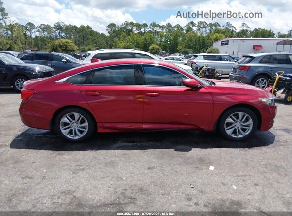 1HGCV1F19JA038165 2018 HONDA ACCORD Red Vista interior trasera