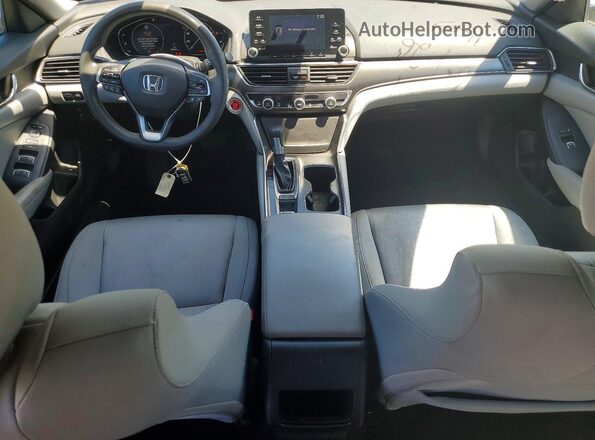 1HGCV1F19JA104424 2018 HONDA ACCORD Blue Widok deski rozdzielczej