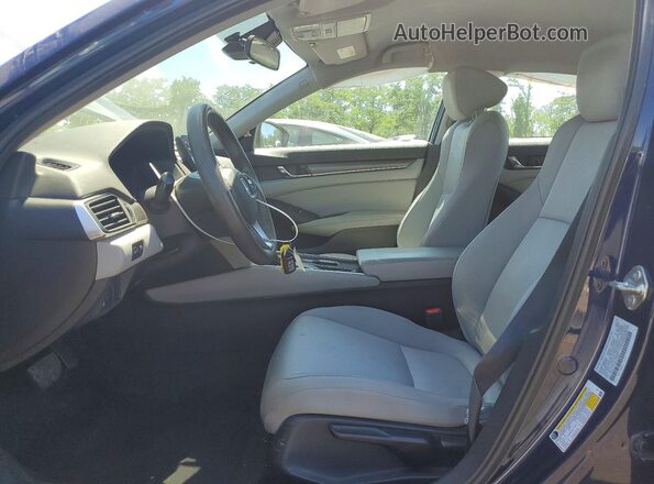 1HGCV1F19JA104424 2018 HONDA ACCORD Blue Widok wnętrza z przodu