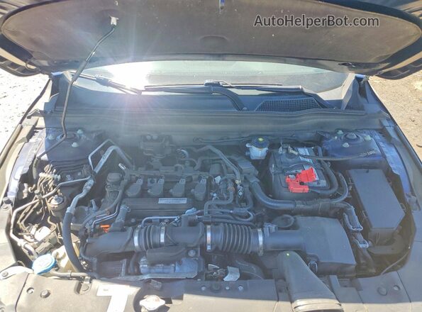 1HGCV1F19JA104424 2018 HONDA ACCORD Blue Widok wnętrza z tyłu