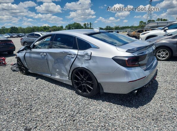 1HGCV1F19JA123152 2018 HONDA ACCORD Silver უკანა მარცხენა