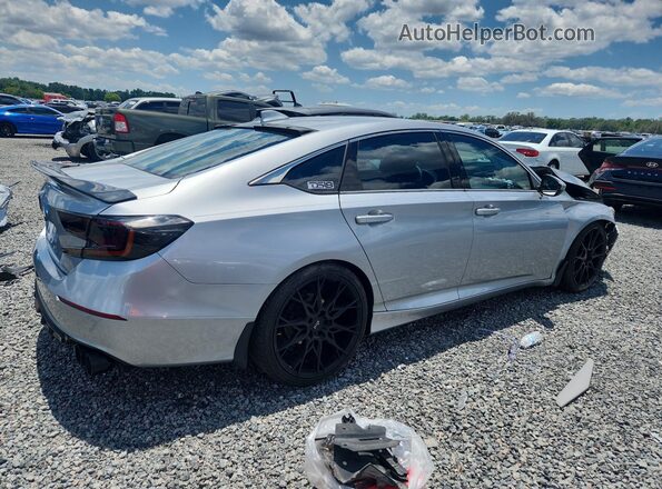 1HGCV1F19JA123152 2018 HONDA ACCORD Silver უკანა მარჯვენა