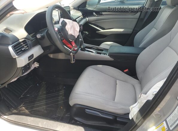 1HGCV1F19JA123152 2018 HONDA ACCORD Silver წინა სალონის ხედი
