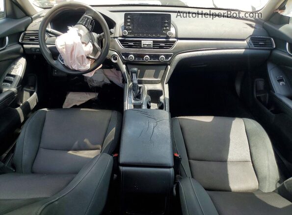 1HGCV1F19JA136502 2018 HONDA ACCORD Gray Առջևի վահանակի տեսք