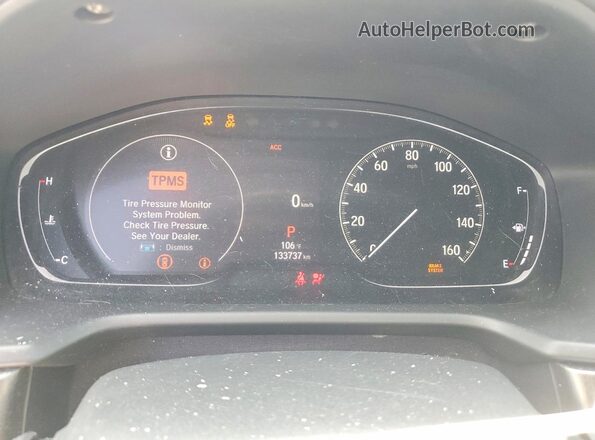 1HGCV1F19JA136502 2018 HONDA ACCORD Gray Սարքավորումների վահանակի տեսք