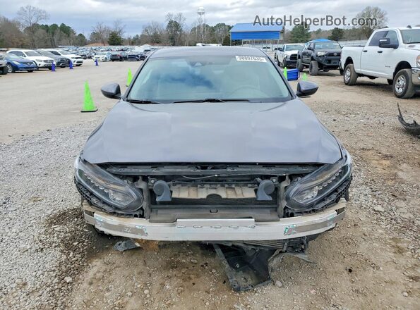 1HGCV1F19JA141117 2018 HONDA ACCORD Charcoal Front view