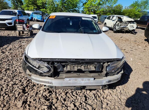 1HGCV1F19JA152800 2018 HONDA ACCORD Белый Вид спереди