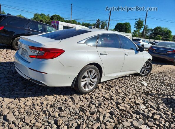 1HGCV1F19JA152800 2018 HONDA ACCORD Белый Задняя правая четверть