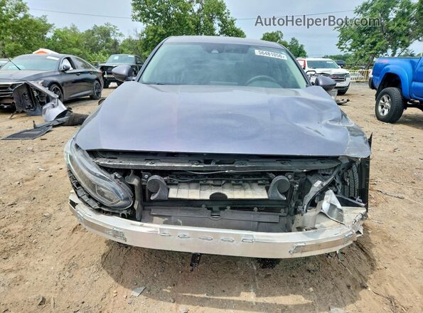 1HGCV1F19JA202367 2018 HONDA ACCORD Gray წინა ხედი